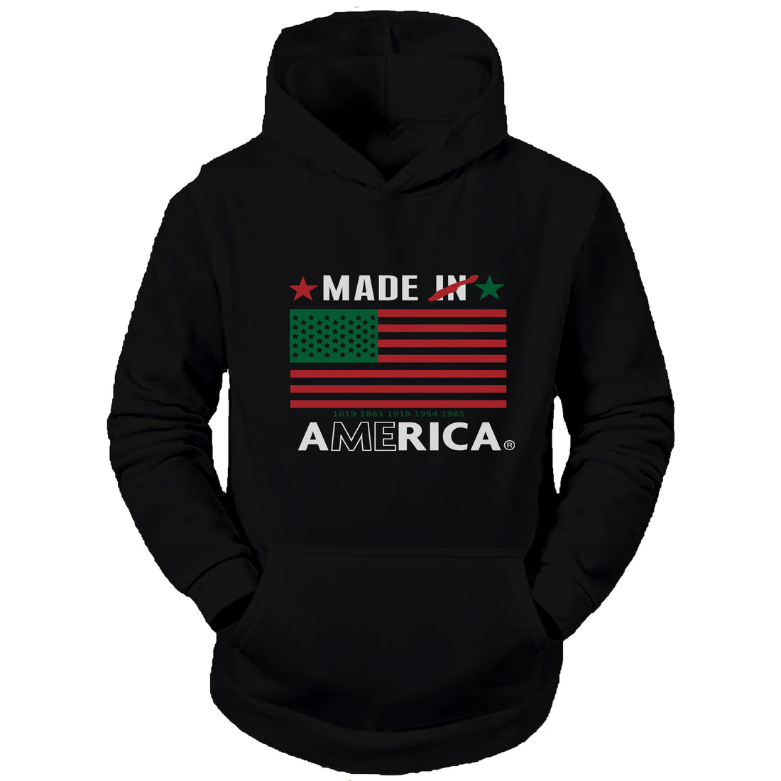 A spin off of the traditional "Made in America" stamp used for many years. In recognition of the (