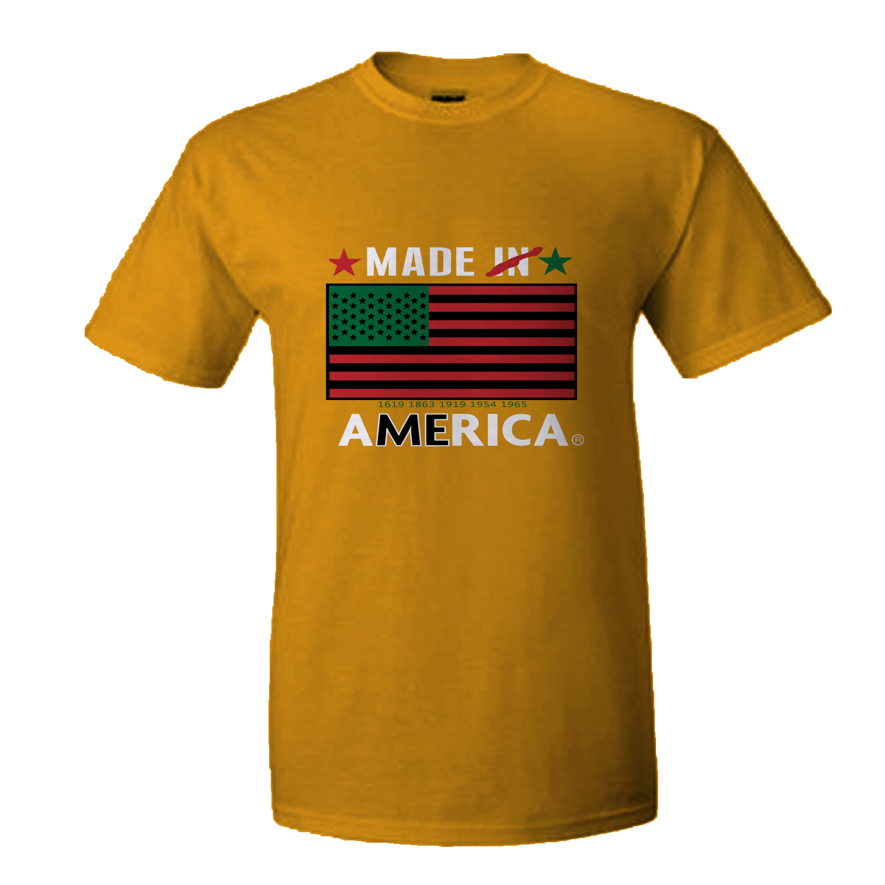 A spin off of the traditional "Made in America" stamp used for many years. In recognition of the (