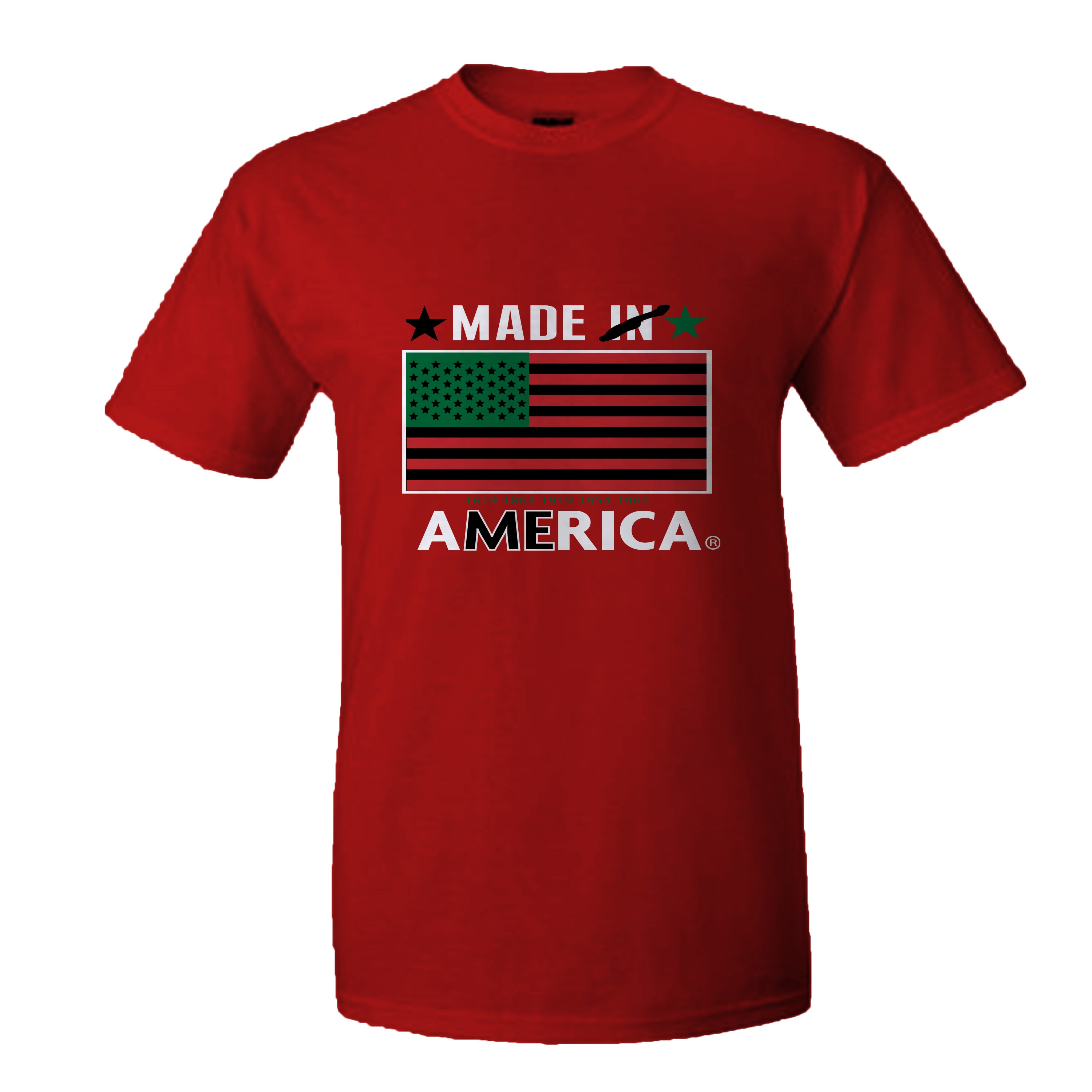 A spin off of the traditional "Made in America" stamp used for many years. In recognition of the (
