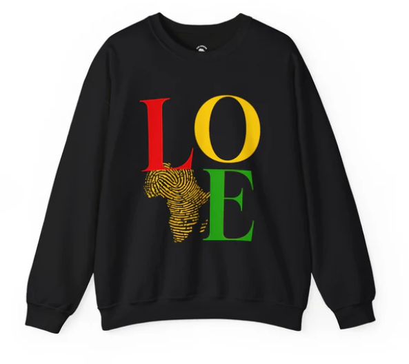 Love Africa Crew Neck Sweater