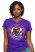 Black woman wearing a Harriet Tubman tee from Afr-letics