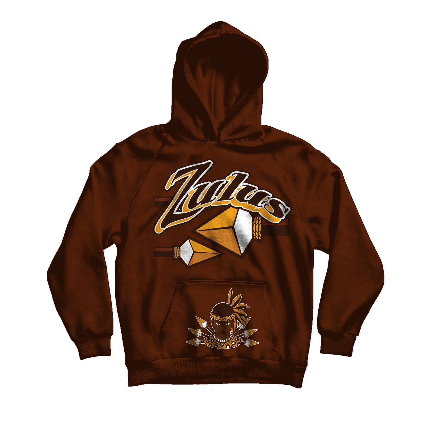 Zulu warriors B-Ball Hoodie